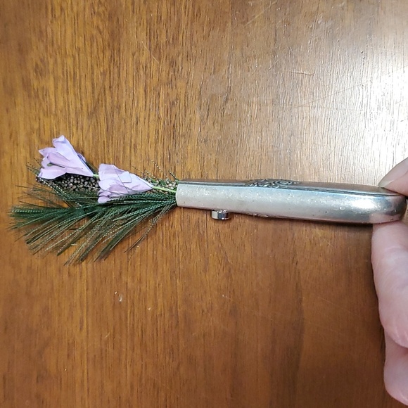 Bud Vase Handcrafted From Vintage Silverware - Picture 4 of 7